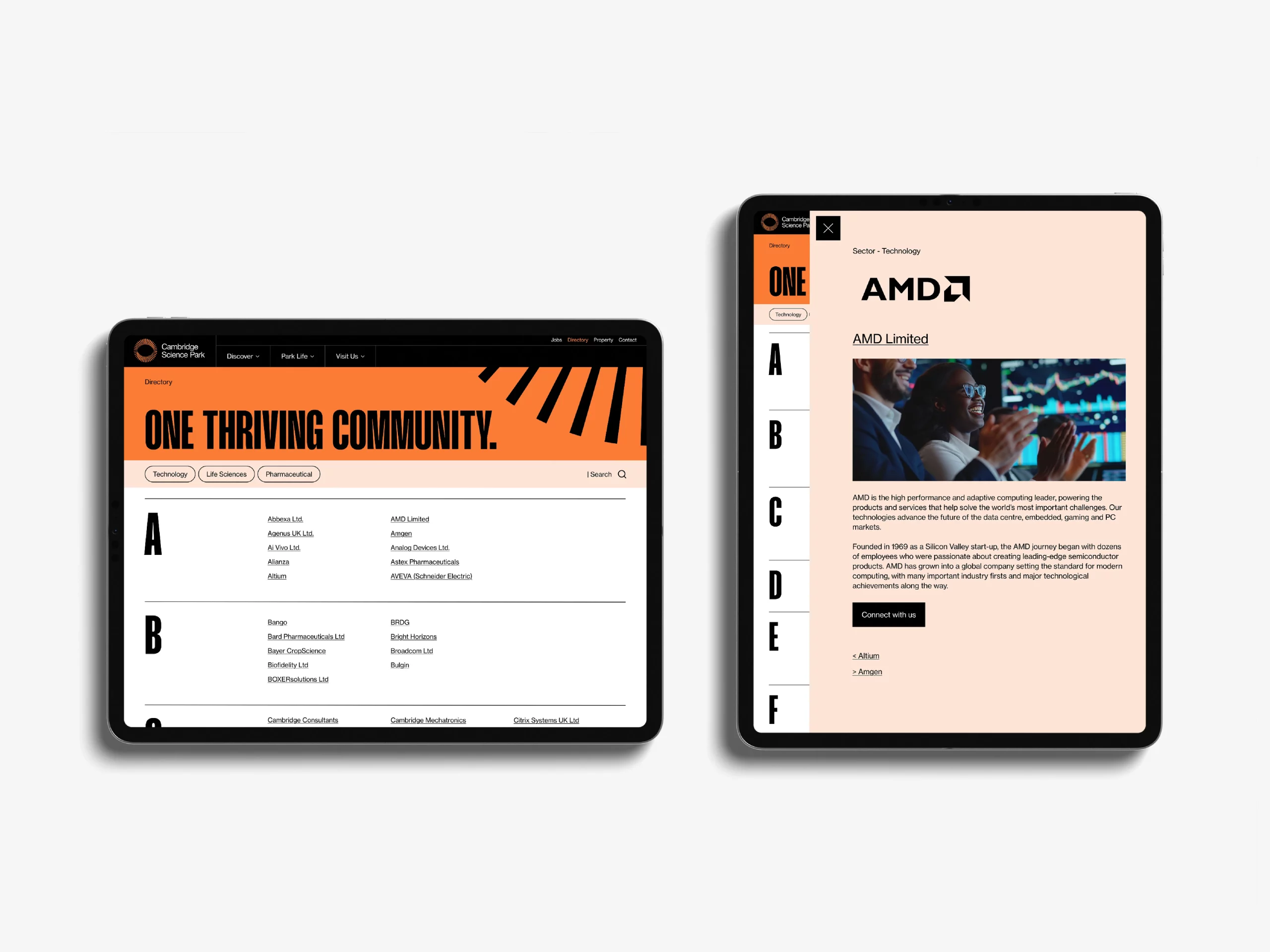 Cambridge Science Park Website Case Study 4